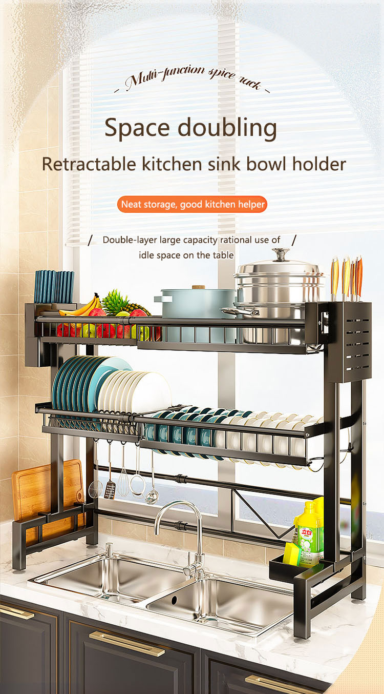 Kitchen Adjustable Modular Dish Rack